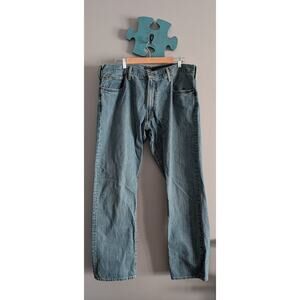 Polo Ralph Lauren Jeans Mens Blue Denim Pants The Hampton Relaxed Straight 38x32